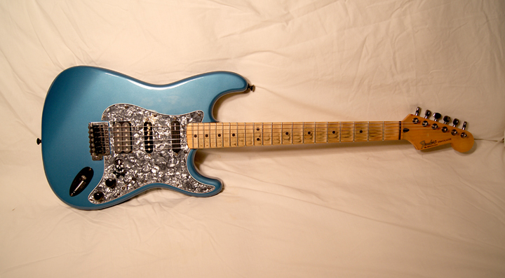 Custom Built Blue Fender Strat