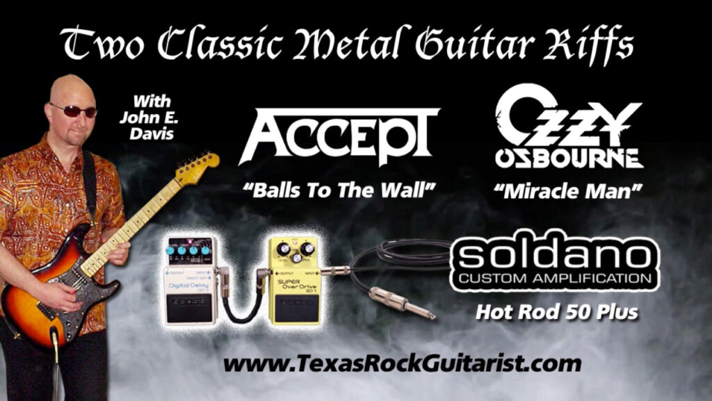 Accept and Ozzy: Soldano Amp Video
