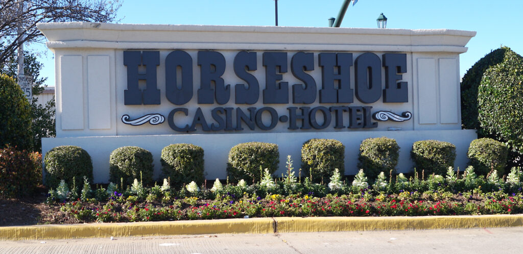 Horseshoe Casino Entry Sign