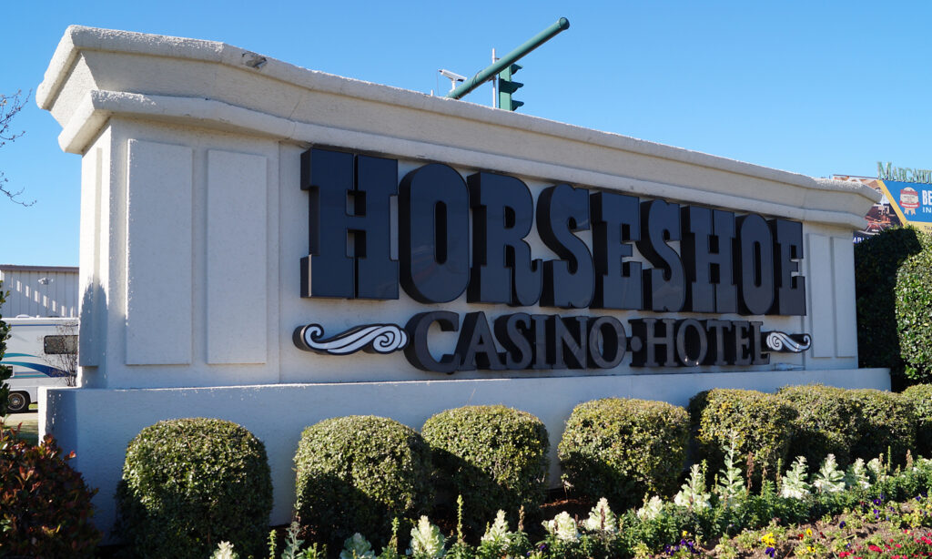 Horseshoe Casino Street Signage