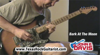 John Davis Guitar | Bark At The Moon