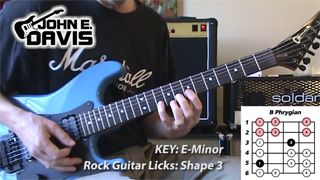 John Davis | Rock Guitar Licks Video