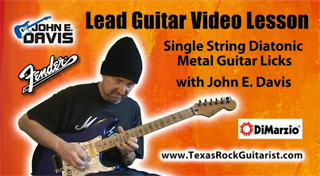John Davis | Single String Diatonic Licks Video 