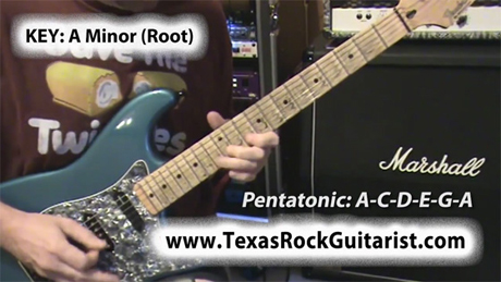 John Davis | Lead Guitar Video Lesson Improvising A Minor Modes