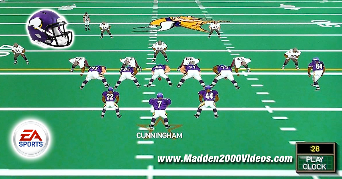 Madden NFL 2000 Buccaneers at Vikings Second Half Video