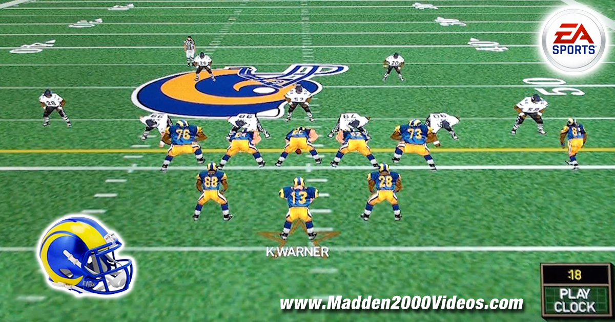 Madden NFL 2000 St. Louis Rams Kurt Warner TD Drive Video