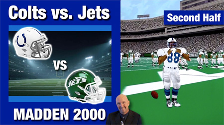 Madden NFL 2000 Colts at Jets Video Image