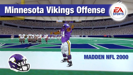 Madden NFL 2000 Video Minnesota Vikings Photo