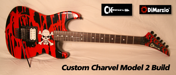 Charvel Model 2 With Skulls Guitar