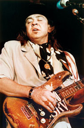 Guitarist Stevie Ray Vaughan
