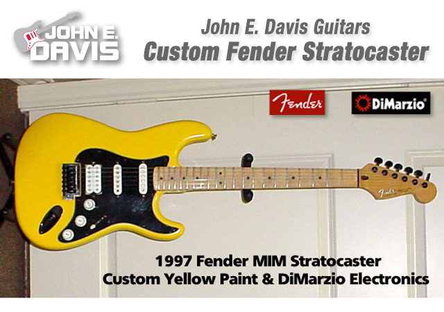 John Davis Custom Built Fender Guitar