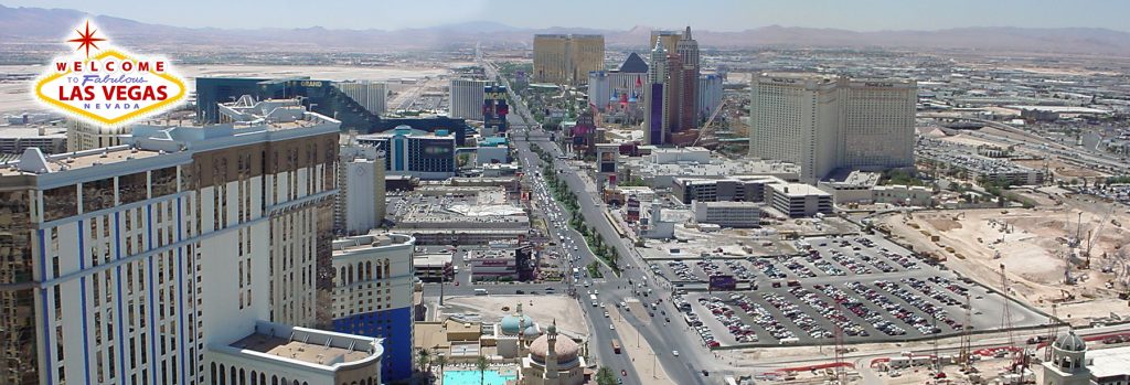 Las Vegas Aerial Photography Wide View