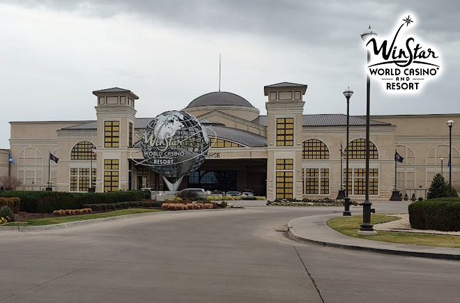 The WinStar World Casino & Resort Exterior Sign