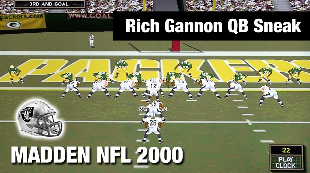 Madden NFL 2000 Rich Gannon QB Sneak
