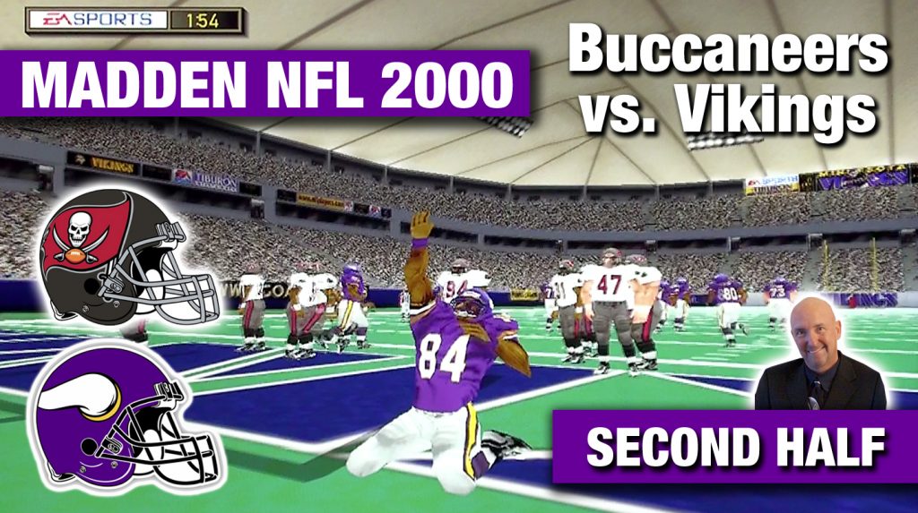 Madden NFL 2000 Bucs vs Vikings video