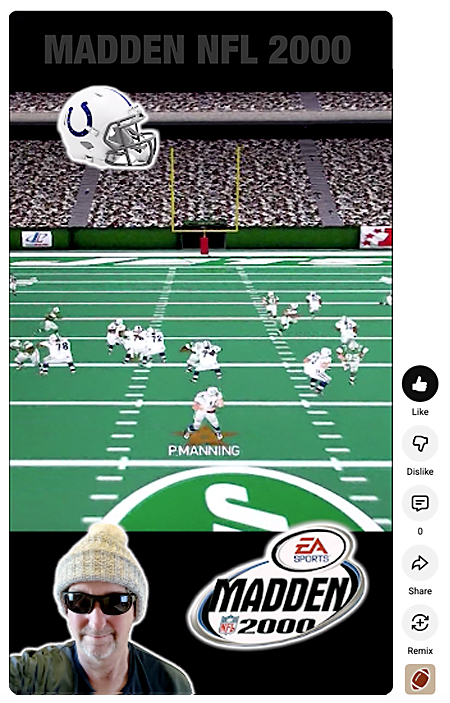 Madden NFL 2000 QB Peyton Manning