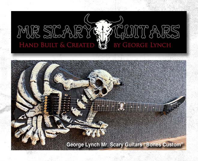 Mr Scary Guitars Bones Custom Guitar