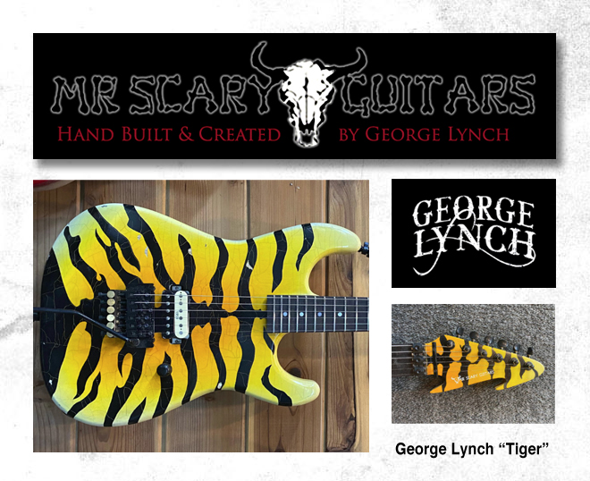 Mr Scary Guitars Tiger Guitar