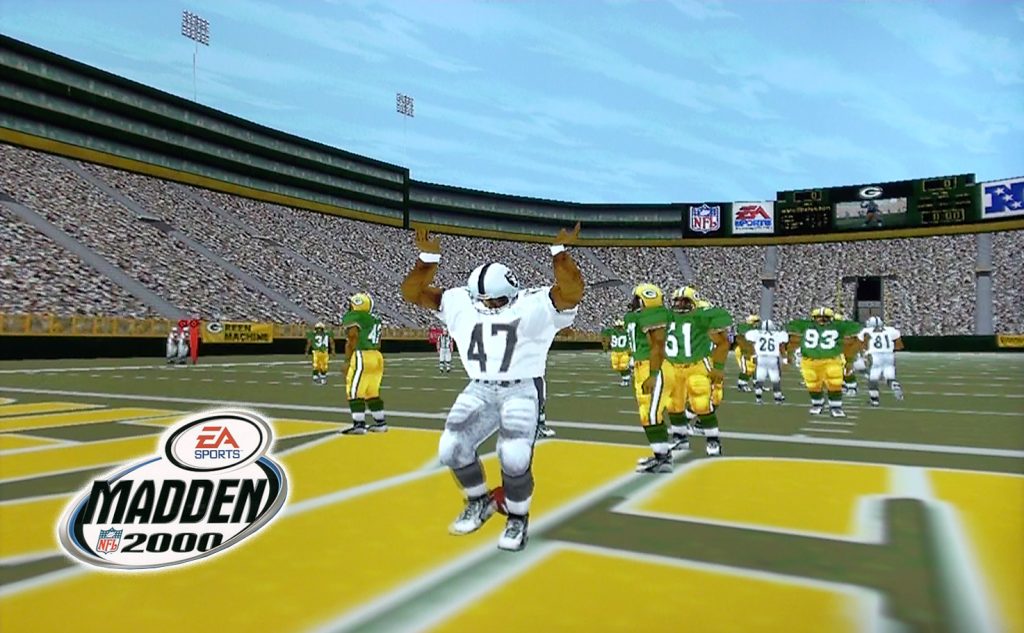 Madden NFL 2000 Raiders vs. Packers