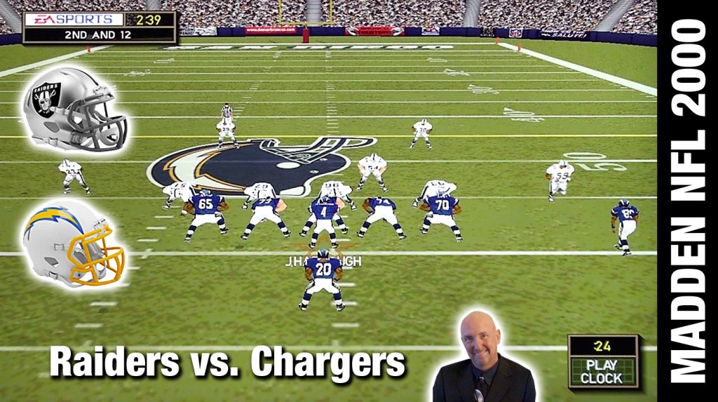 Madden NFL 2000 Chargers vs. Raiders Video