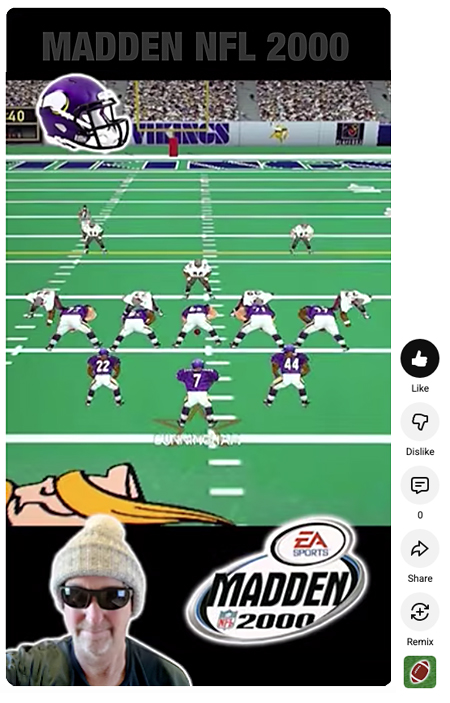 Madden NFL 2000 Highlight Shorts