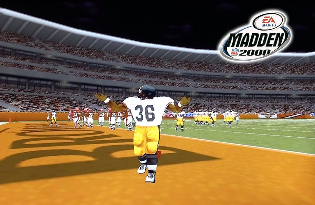 Madden NFL 2000: The Pittsburgh Steelers-Cleveland Browns rivalry.