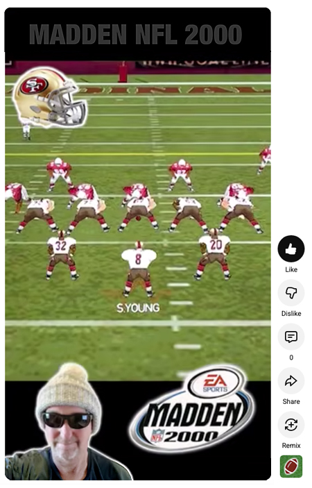 Madden NFL 2000 Highlight Shorts