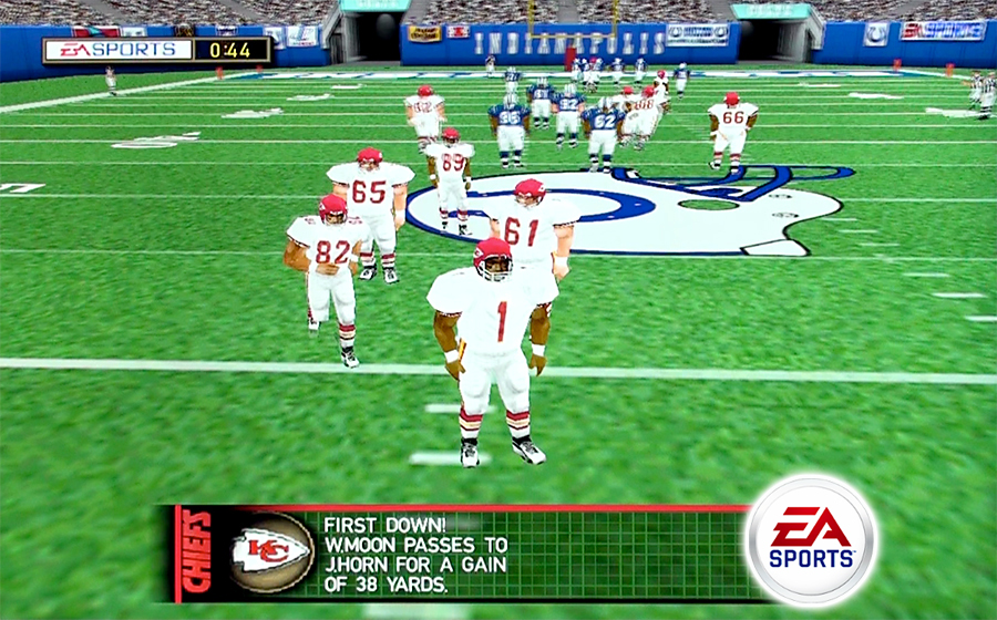 Madden NFL 2000 QB Warren Moon Chiefs